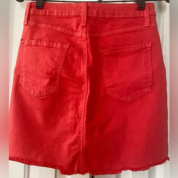 Cute Red A-Line Skirt - Picture 3 of 5